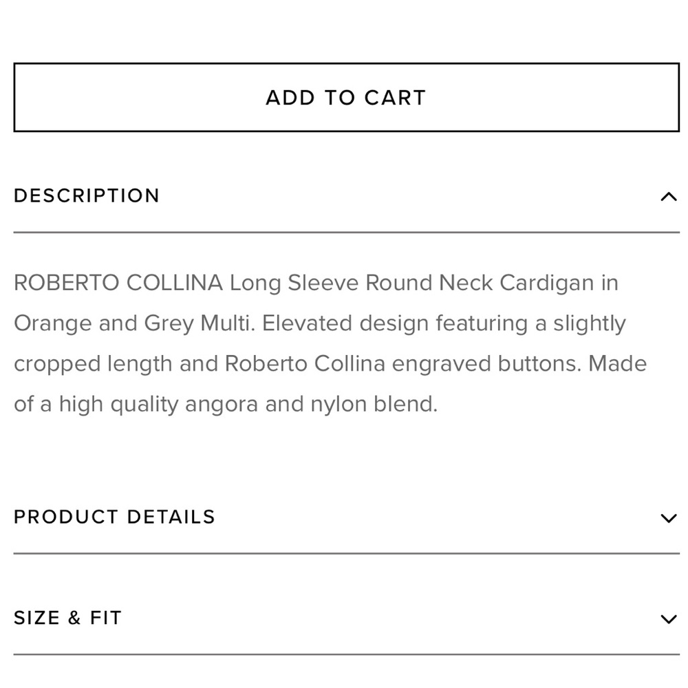 Roberto Collina Vibrant Orange/ coral pink and Subtle Gray angora Knitwear - Picture 7 of 7